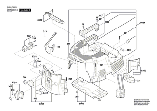 BOSCH Behlter | Ersatzteile fr GAS 35 M AFC - 2609200448