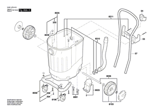 BOSCH Bolzen | Ersatzteile f�r GAS 35 L SFC, GAS 35 M AFC - 2609200456