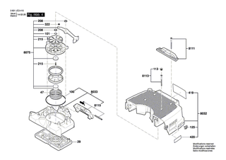 BOSCH Befestigungsteil | Ersatzteile fr GAS 35 L SFC - 2609200481