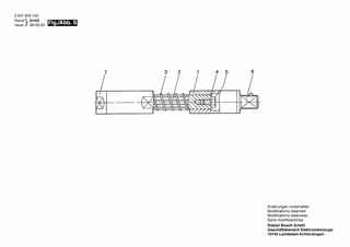 BOSCH Sechskantschraube DIN 933-M5x8-8.8 | Ersatzteile fr Axialausgleich | 2911061150