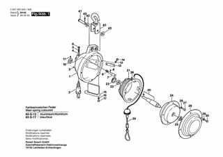 BOSCH Sechskantschraube DIN 933-M5x8-8.8 | Ersatzteile fr Federzug | 2911061150
