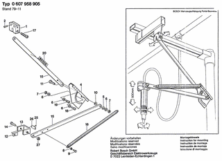 BOSCH Typschild | Ersatzteile fr Aufhngevorrichtung | 160111A3HF