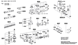 BOSCH Innensechskantschraube M5x25 DIN 912-10.9 | Ersatzteile fr Bohrhammer | 2910151164