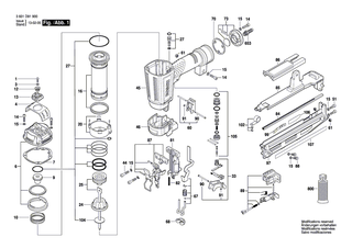 BOSCH Hohlfeder | Ersatzteile f�r GSK 18 V-LI, GSK 64 - 2610005340
