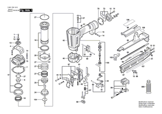 BOSCH Hohlfeder | Ersatzteile f�r GSK 18 V-LI, GSK 64 - 2610005340