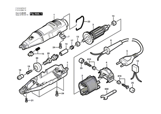 BOSCH Kohleb�rstensatz | Ersatzteile f�r 275, 276 - 2610006477