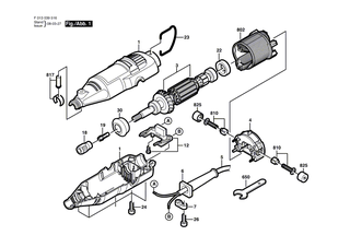BOSCH Kohleb�rstensatz | Ersatzteile f�r 275, 276 - 2610006477