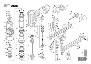 BOSCH Stossd�mpfer | Ersatzteile f�r GSK 50, GTK 40 - 2610006591