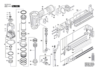 BOSCH Schutzverkleidung | Ersatzteile f�r GSK 50, GTK 40 - 2610006606