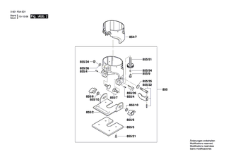 BOSCH Sockel | Ersatzteile f�r GKF 600 - 2610008115