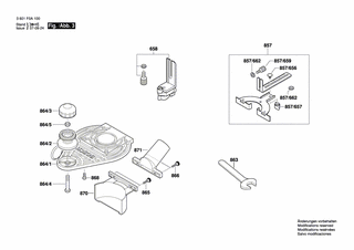 BOSCH L�ngsanschlag | Ersatzteile f�r GKF 600 - 2610008117