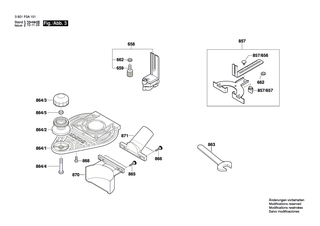 BOSCH L�ngsanschlag | Ersatzteile f�r GKF 600 - 2610008117