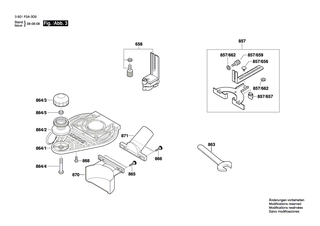 BOSCH L�ngsanschlag | Ersatzteile f�r GKF 600 - 2610008117