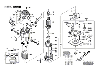 BOSCH Lagerflansch | Ersatzteile f�r GKF 600 - 2610008123
