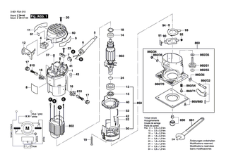 BOSCH Lagerflansch | Ersatzteile f�r GKF 600 - 2610008123