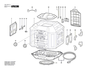 BOSCH Gummistopfen | Ersatzteile f�r GML 50, GML 20 - 2610008321
