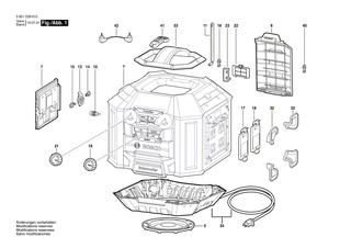 BOSCH Av-Kabel | Ersatzteile f�r GML 10,8 V-LI, GML 50 - 2610008343