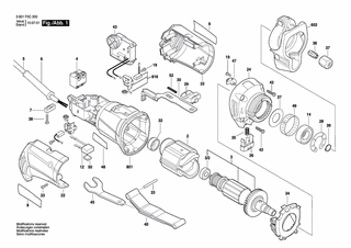 BOSCH Einklebeblatt | Ersatzteile f�r GTR 30 - 2610009694