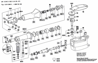 BOSCH Anschlussklemme 2-POLIG | Ersatzteile für UBH 10/50 | 1611091002