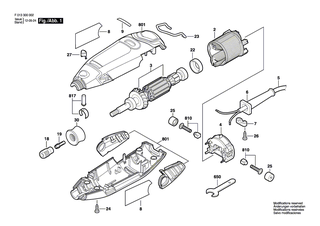 BOSCH B�rstendeckel | Ersatzteile f�r 3000 - 2610009826