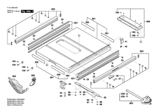BOSCH Schraube | Ersatzteile f�r GTS 10 J - 2610010404