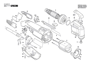 BOSCH Kohleb�rste | Ersatzteile f�r GCT-115, MM20 - 2610013288