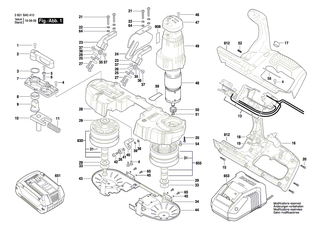 BOSCH Unterlegscheibe | Ersatzteile f�r GCB 18 V-LI - 2610013555