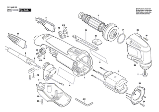 BOSCH Hebel | Ersatzteile f�r MM20, MM40 - 2610013903