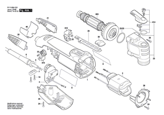 BOSCH Geh�usebaugruppe | Ersatzteile f�r MM40 - 2610013980