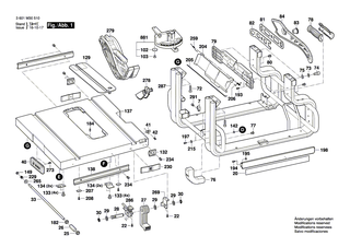 BOSCH Schraube | Ersatzteile für GTS 10 XC, GTS 10 J - 2610014697
