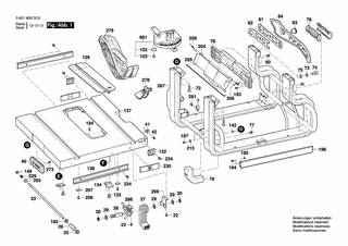 BOSCH Schraube | Ersatzteile f�r GTS 10 J - 2610015015