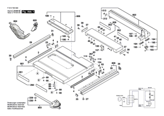BOSCH Schraube | Ersatzteile f�r GTS 10 XC, GTS 10 J - 2610015065