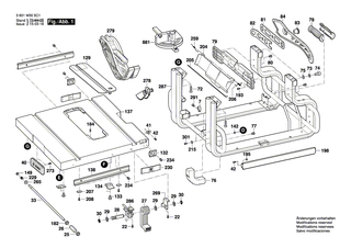 BOSCH Platte | Ersatzteile f�r GTS 10 J - 2610015073