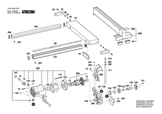 BOSCH Gleitleiste | Ersatzteile für GTS 10 J - 2610015091