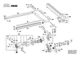 BOSCH Gleitleiste | Ersatzteile für GTS 10 J - 2610015091