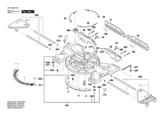 BOSCH Warnschild | Ersatzteile f�r GCM 12 SDE, GCM 12 GDL - 2610015357