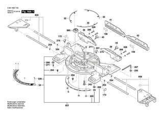 BOSCH Warnschild | Ersatzteile f�r GCM 12 SDE, GCM 12 GDL - 2610015357