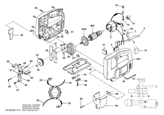 BOSCH Stift | Ersatzteile f�r 479H1, 480H1 - 2610015832