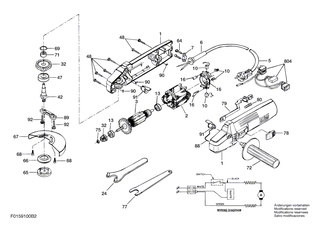 BOSCH Zentrierring | Ersatzteile f�r 9105-80, 9300-41 - 2610015871
