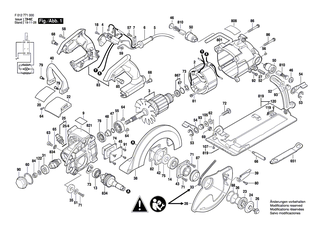 BOSCH Rillenkugellager | Ersatzteile f�r GKS 65, GKS 65 CE - 2610017348
