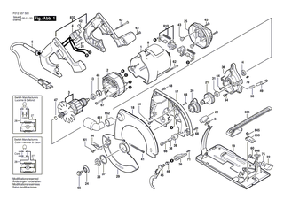 BOSCH Schraube | Ersatzteile f�r 1855, 1854 - 2610018222
