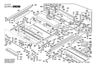 BOSCH Gleitschiene | Ersatzteile f�r GTS 10 XC - 2610018287