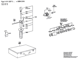 BOSCH Innensechskantschraube DIN 912-M 5x35-8.8 | Ersatzteile für UBH 3/16 | 2910141168