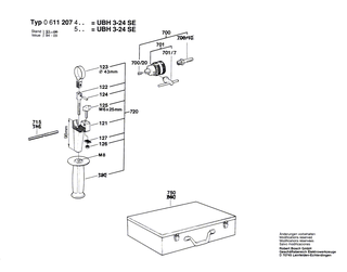 BOSCH Zylinderschraube DIN 84-AM4x8-8.8 | Ersatzteile f�r 11207 VS | 2910021118