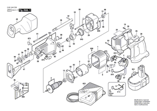 BOSCH Haltering | Ersatzteile f�r GSA 24 VE, GSA 18 VE - 2610027867