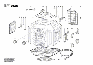 BOSCH Fernbedienung | Ersatzteile für GML 50 - 2610034018