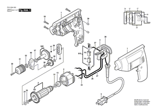 BOSCH Anschlussdraht 130 MM SCHWARZ | Ersatzteile f�r 6125-80, 6225-80 - 2610039904