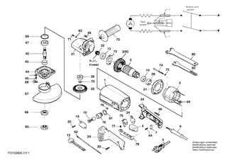 BOSCH Rillenkugellager | Ersatzteile f�r 1400H1, 1405 - 2610042699