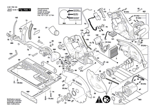 BOSCH Scheibe | Ersatzteile f�r PKS 40, PKS 46 - 2610060362