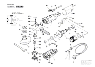 BOSCH Schraube | Ersatzteile f�r 1459H1, 1604H1 - 2610062425